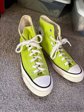 Converse High Top Sneakers - Lime Green